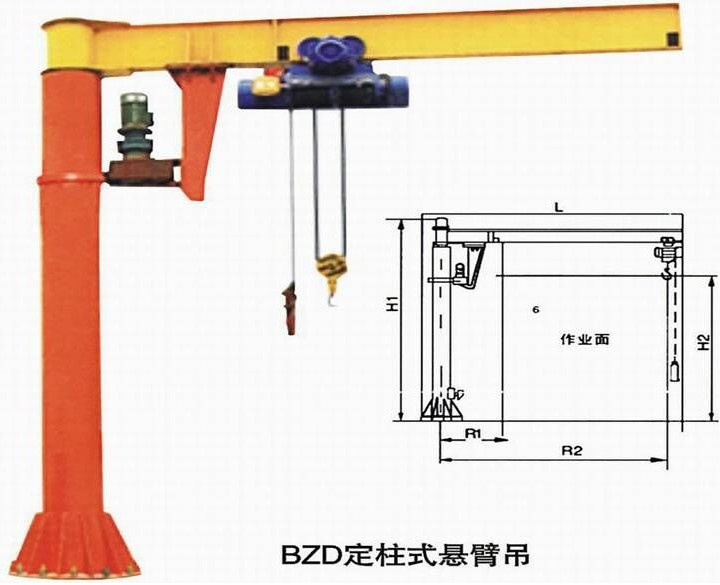 BZD型定柱式旋臂起重机